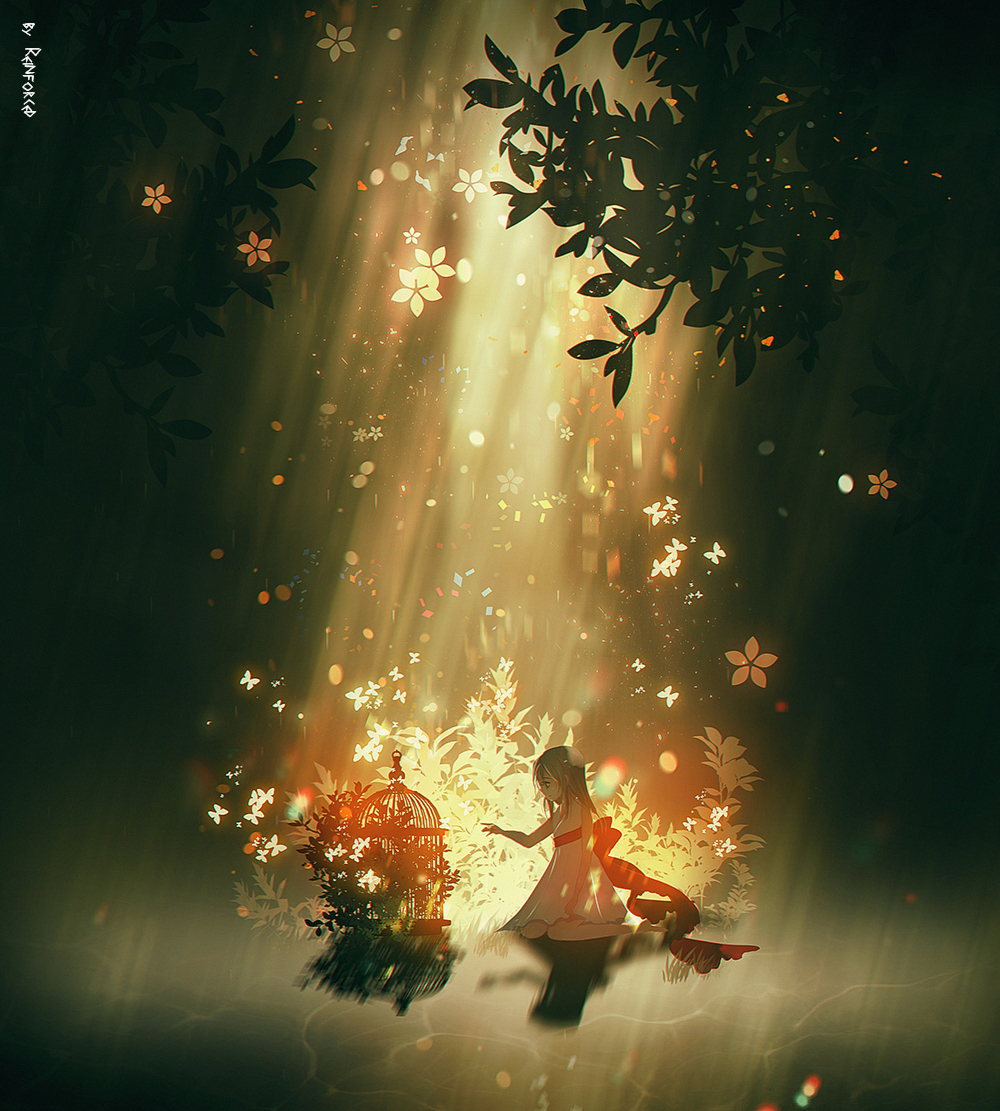 This is a pixiv picture whose title is sunshine.