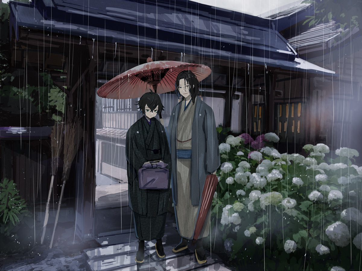 This is a pixiv picture whose title is 師弟コンビのお使い.
