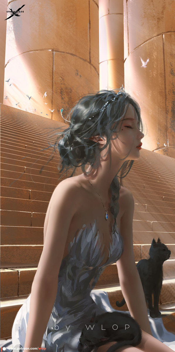 This is a pixiv picture whose title is Stairs.