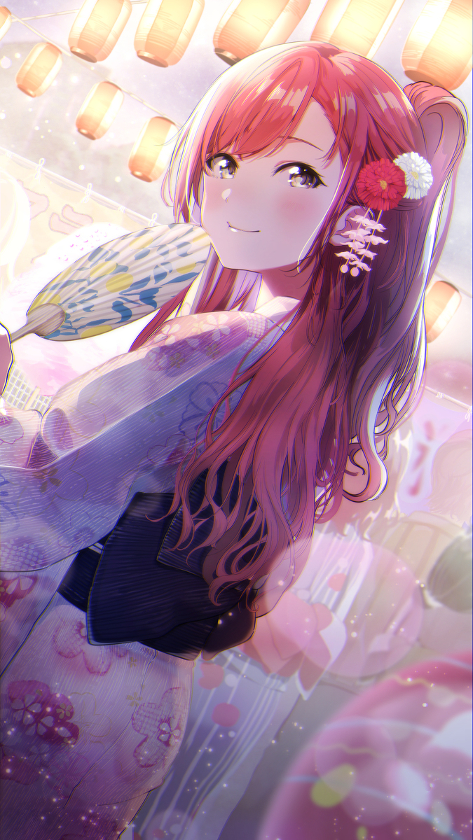 This is a pixiv picture whose title is 夏葉・・・.