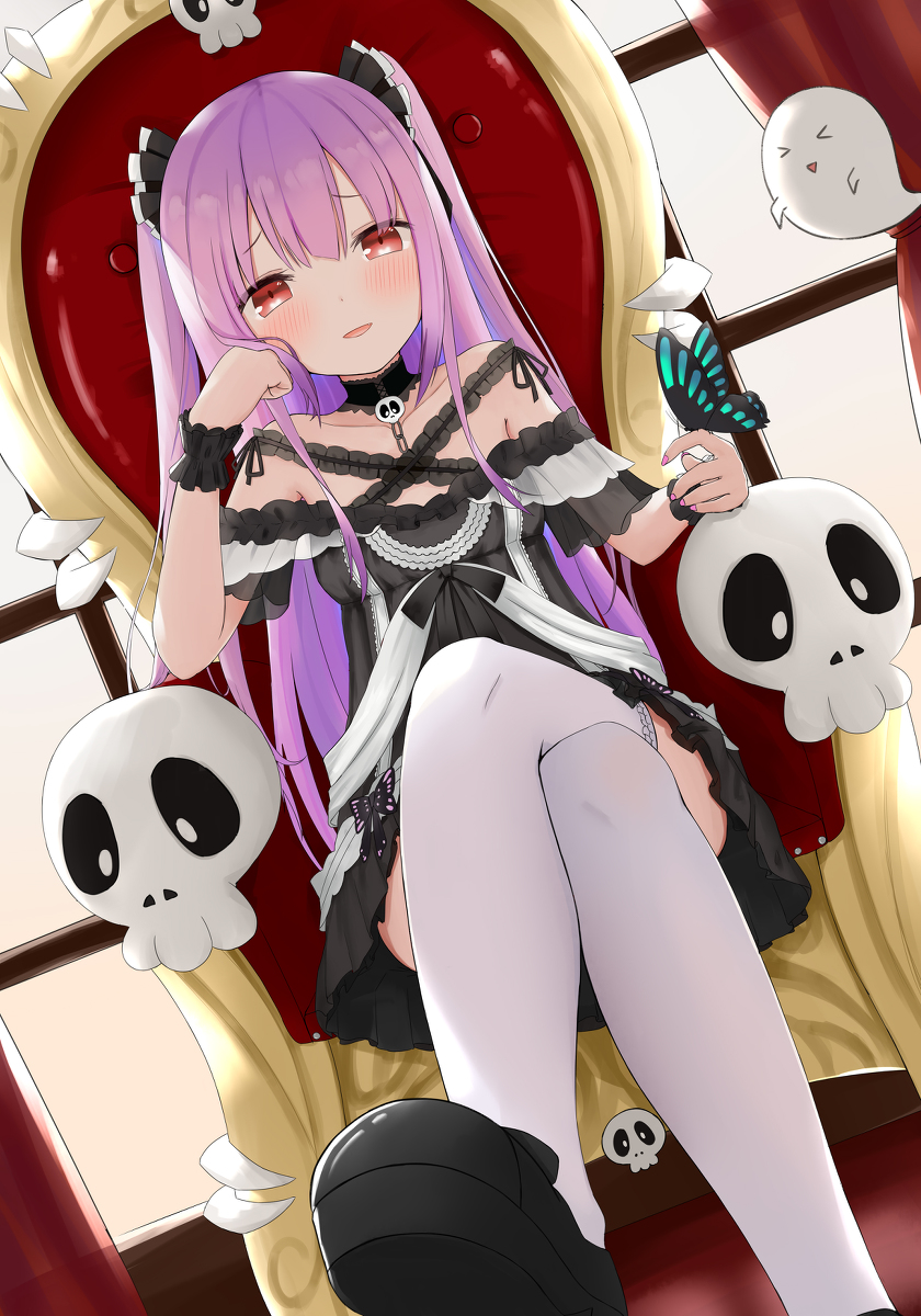 This is a pixiv picture whose title is 潤羽るしあ.