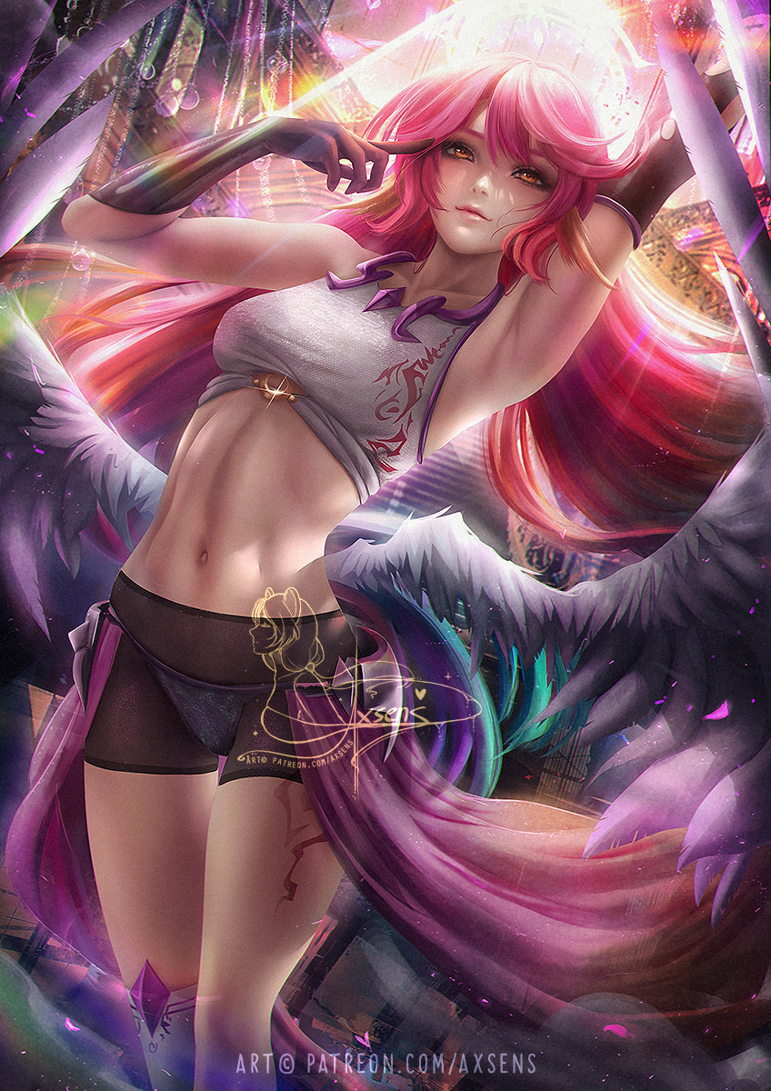 This is a pixiv picture whose title is ジブリール / Jibril.