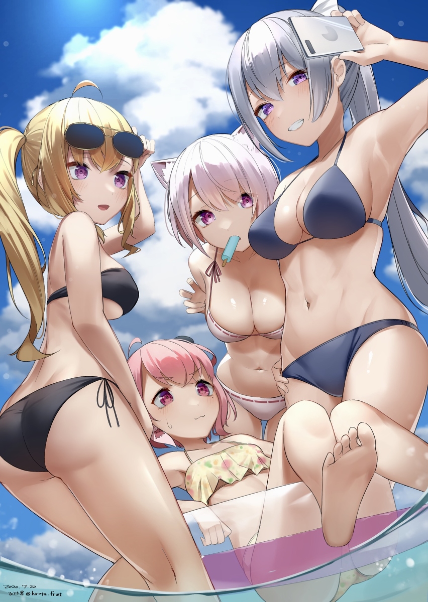 This is a pixiv picture whose title is にじさんじGALS in SUMMER🏖.