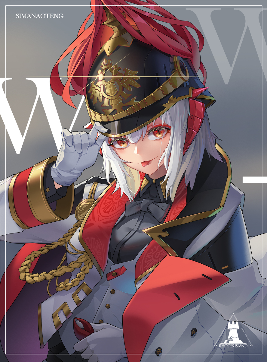 This is a pixiv picture whose title is 军服风W.