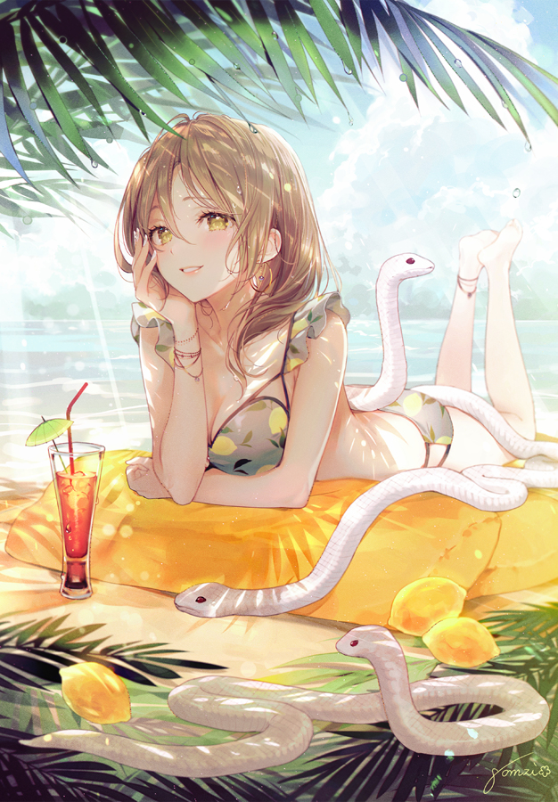 This is a pixiv picture whose title is ヘビバカンス.