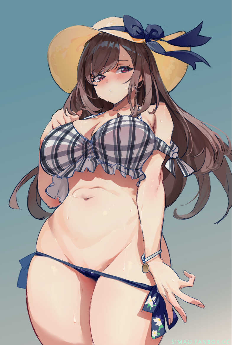 This is a pixiv picture whose title is 暑.