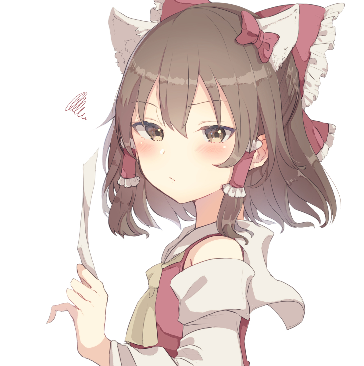 This is a pixiv picture whose title is サンリオ霊夢.