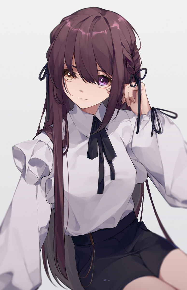 This is a pixiv picture whose title is 摸摸.