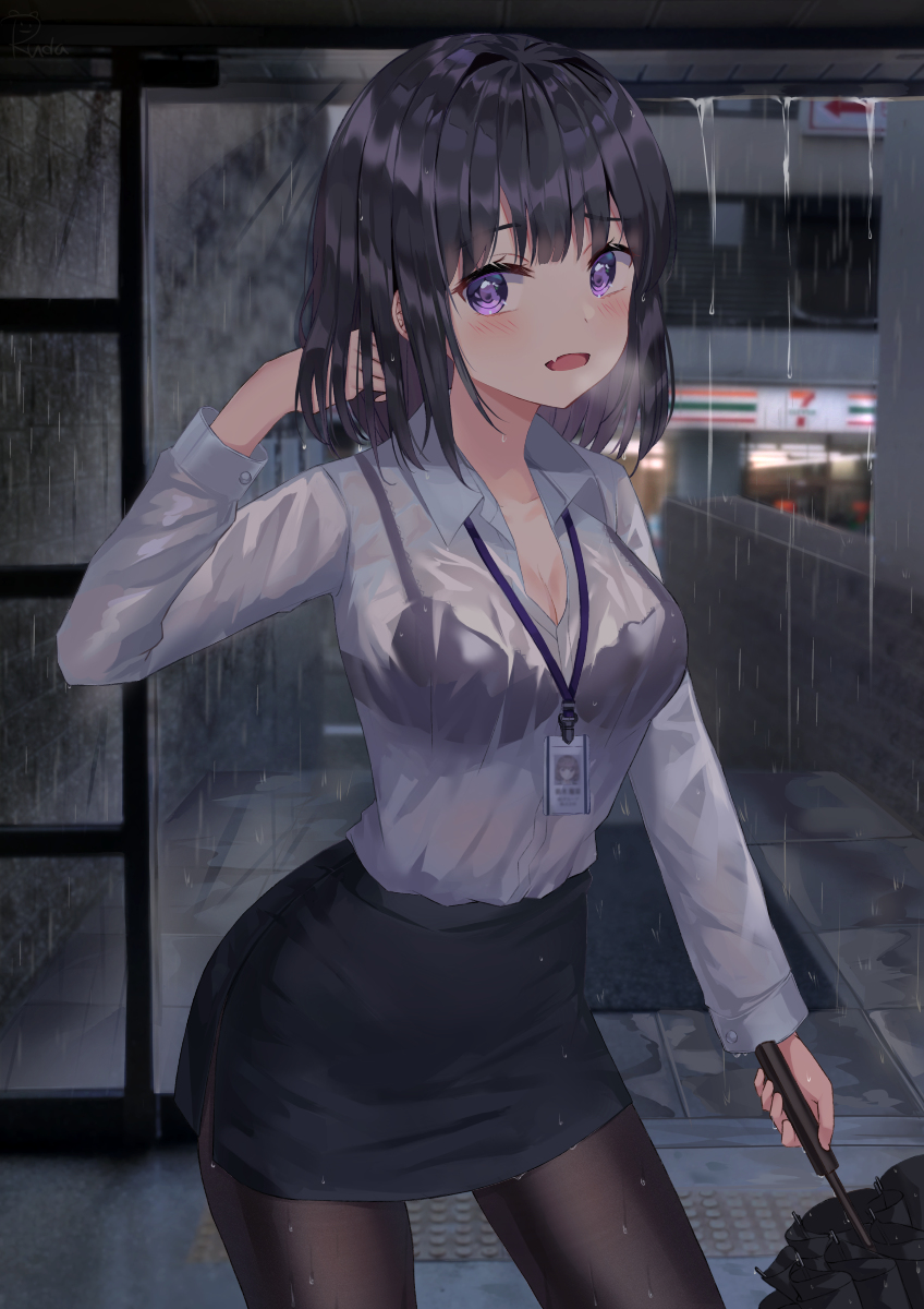 This is a pixiv picture whose title is 先輩.