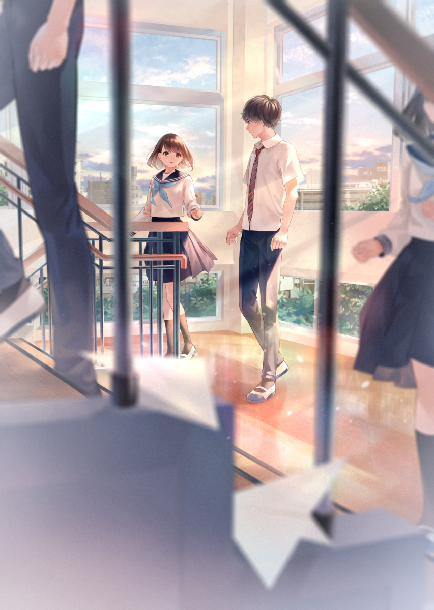 This is a pixiv picture whose title is 巡り.