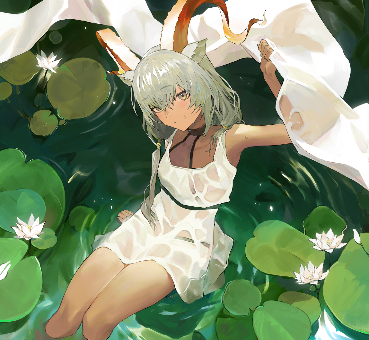 This is a pixiv picture whose title is ビーズワックス.