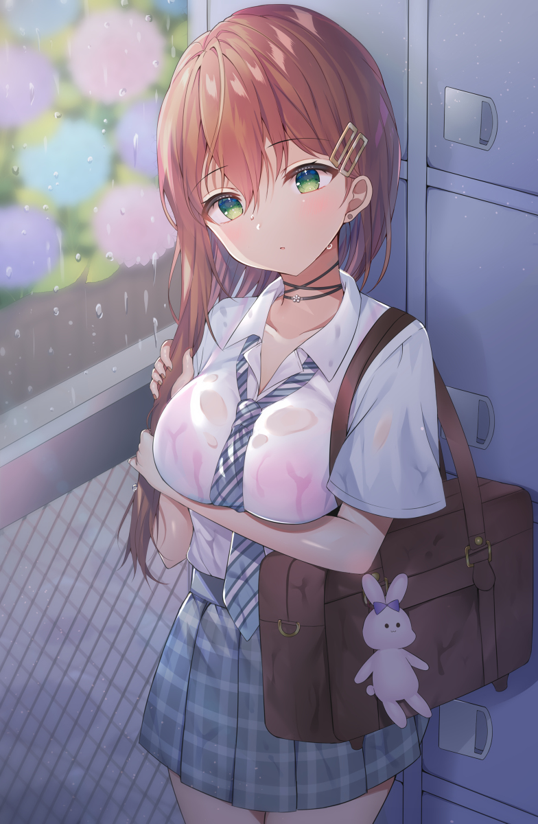 This is a pixiv picture whose title is 雨.