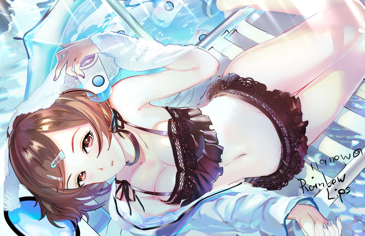 This is a pixiv picture whose title is 樋口水着.