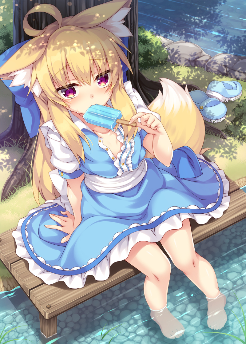 This is a pixiv picture whose title is 溶けちはやさん.