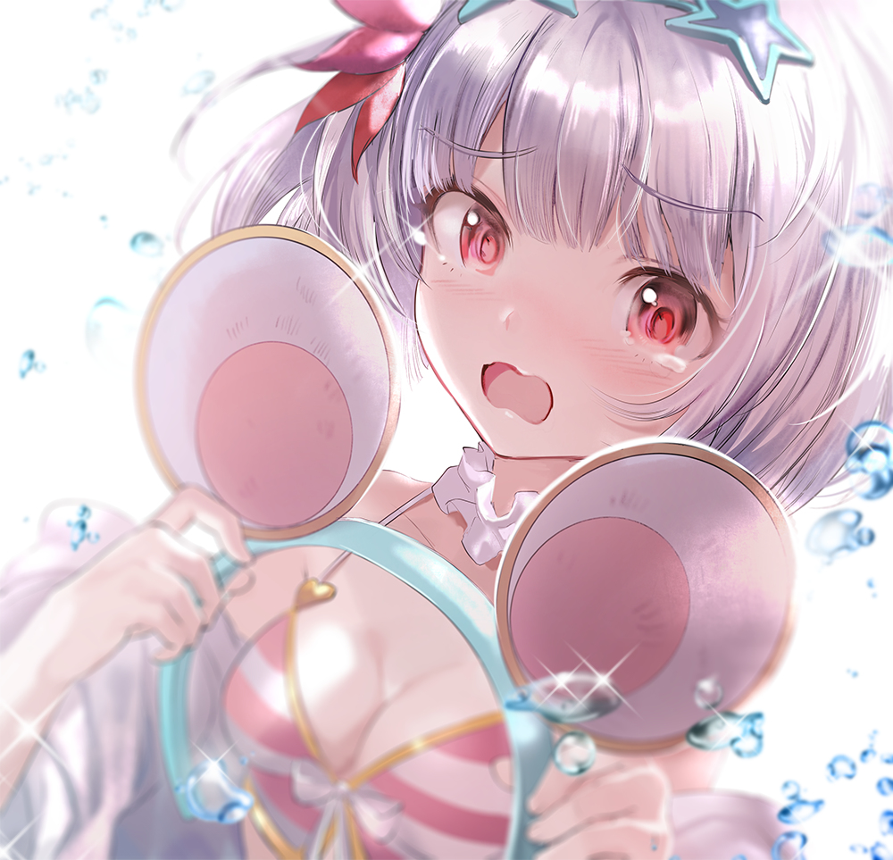 This is a pixiv picture whose title is 水着ビカラ.