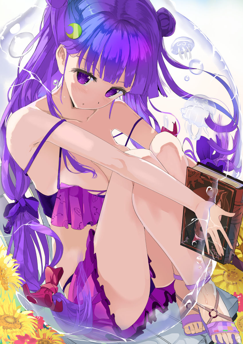 This is a pixiv picture whose title is サマーパチュリー様ー.