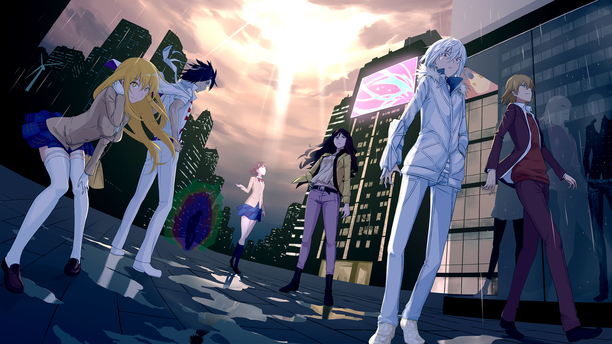 This is a pixiv picture whose title is 雨のち.