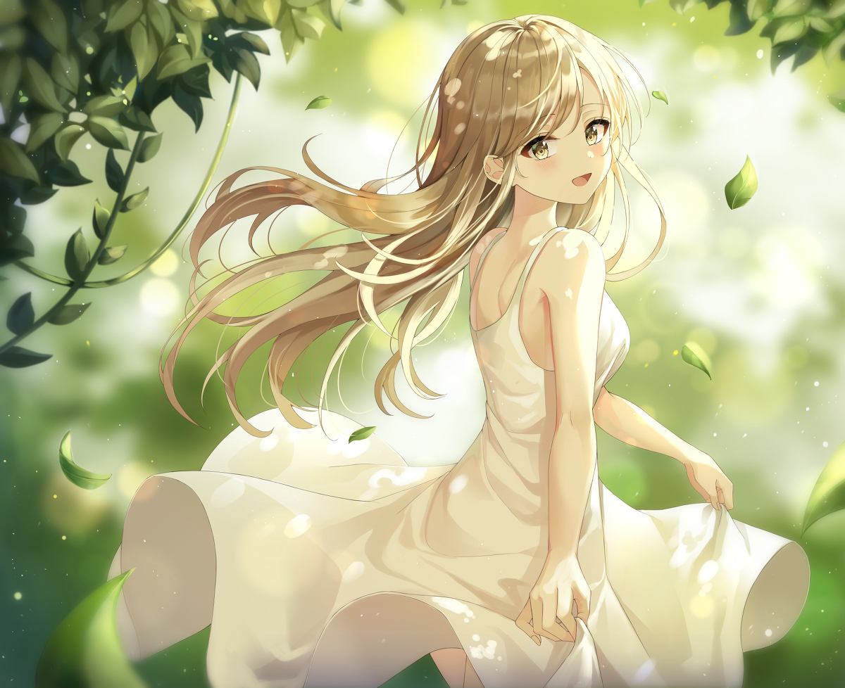 This is a pixiv picture whose title is 夏の森.