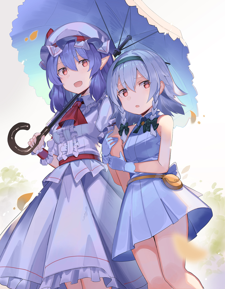 This is a pixiv picture whose title is 幼咲夜.