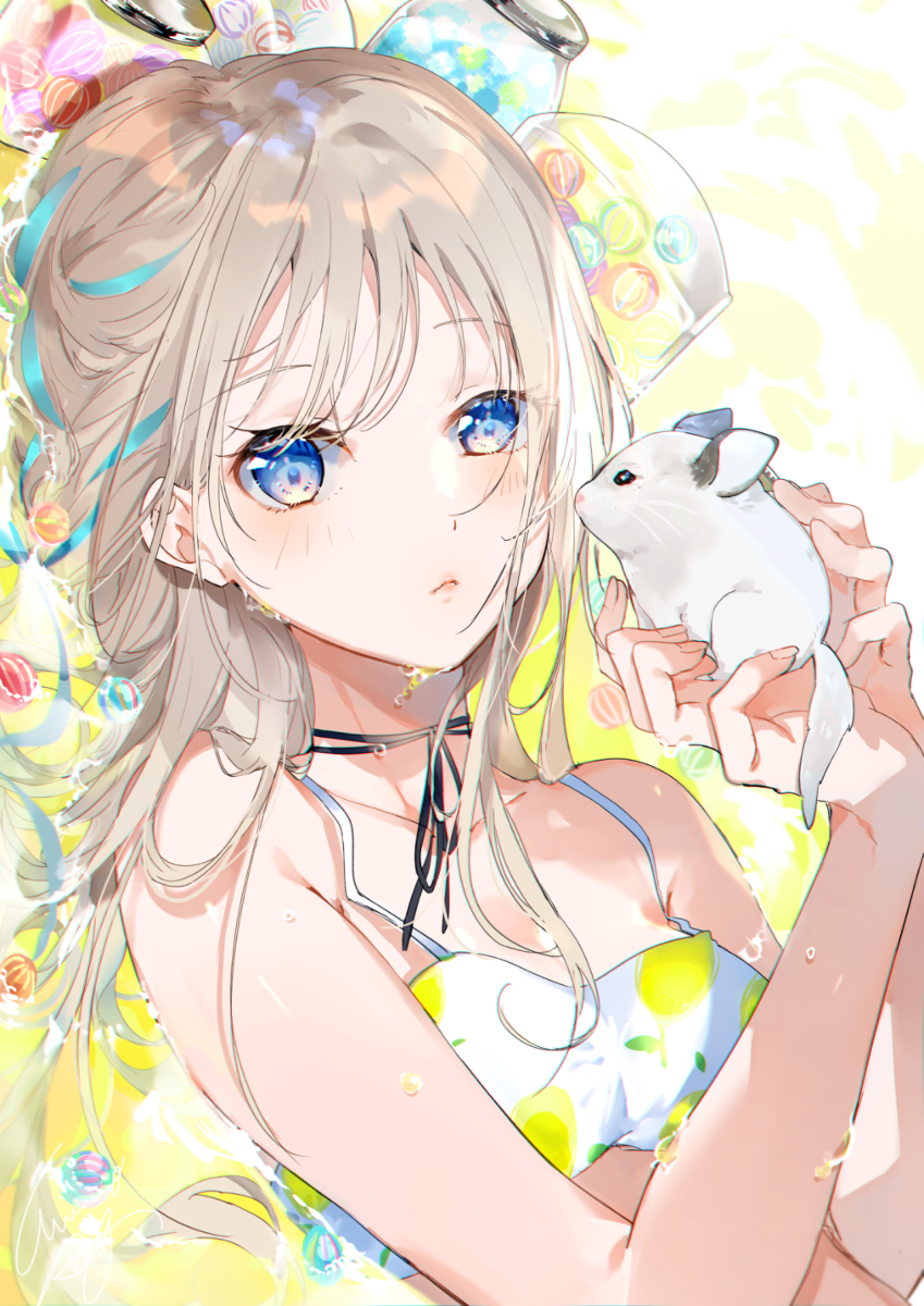 This is a pixiv picture whose title is sweet kiss.
