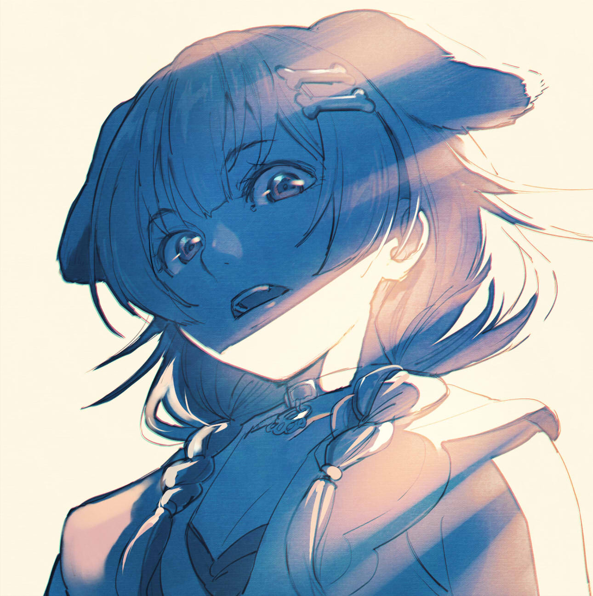 This is a pixiv picture whose title is 「他の女の所に居たの？」.