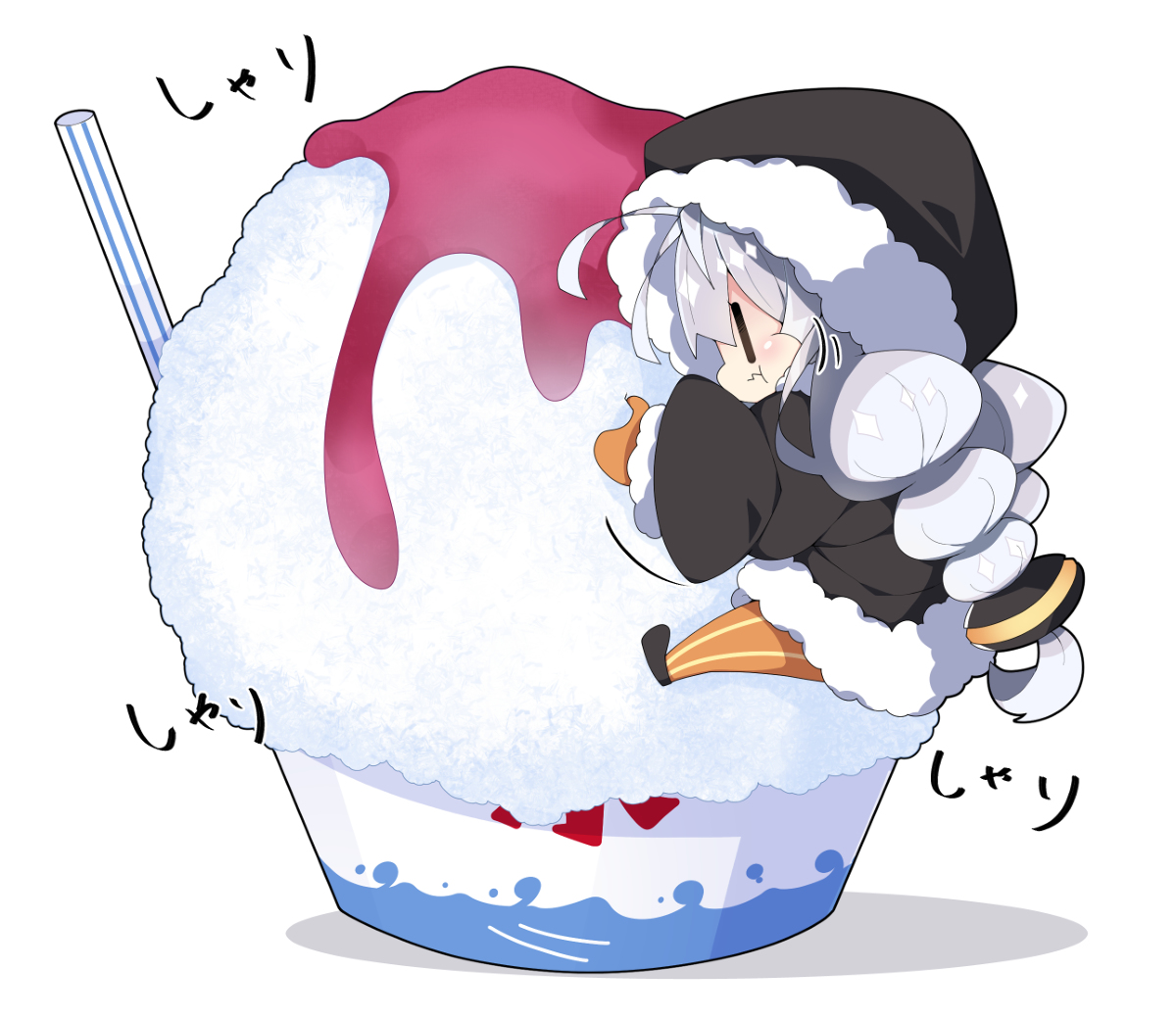 This is a pixiv picture whose title is かき氷あかり。.
