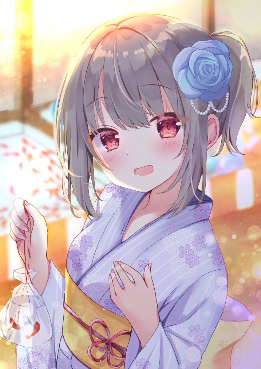 This is a pixiv picture whose title is 夏祭り.