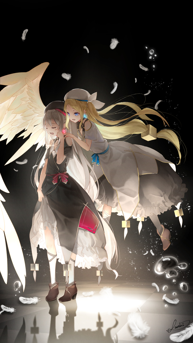 This is a pixiv picture whose title is なかないで.