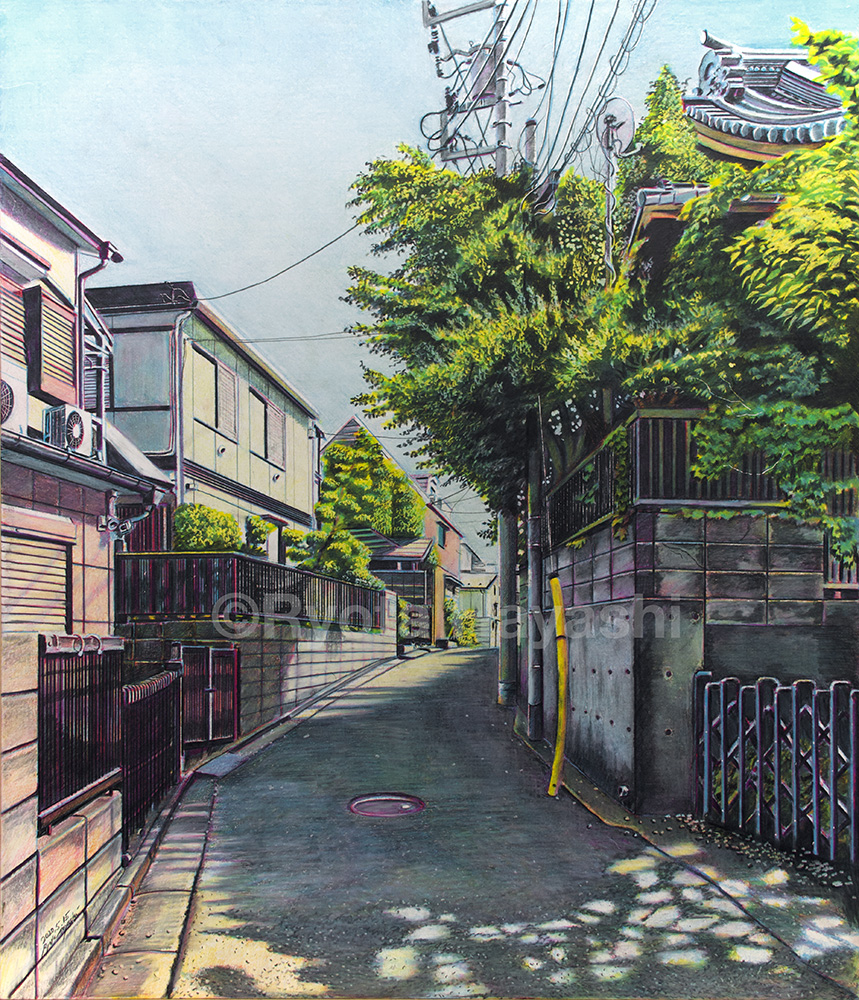 This is a pixiv picture whose title is 深緑薫風  北区滝野川.