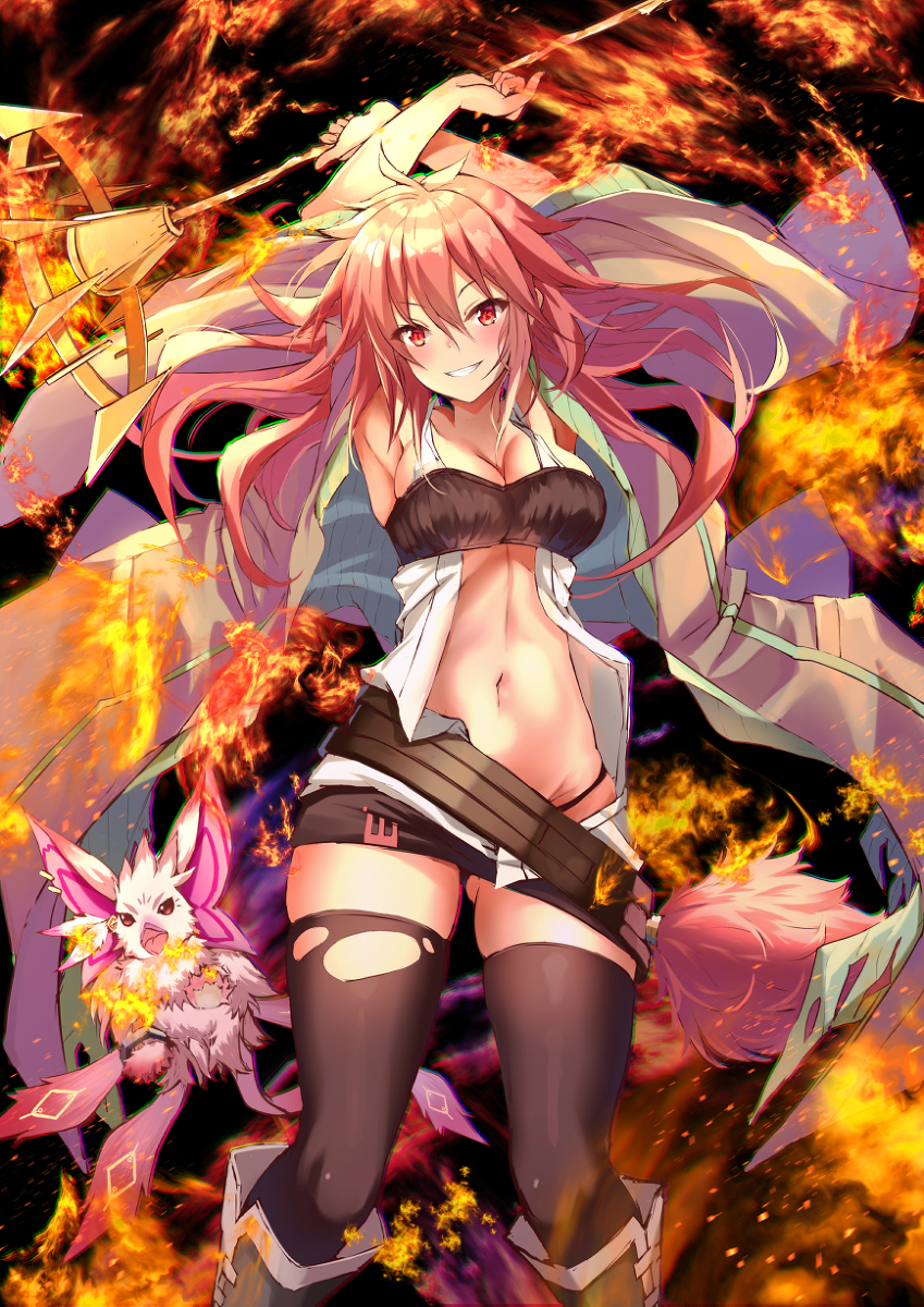 This is a pixiv picture whose title is 火霊使いヒータ.