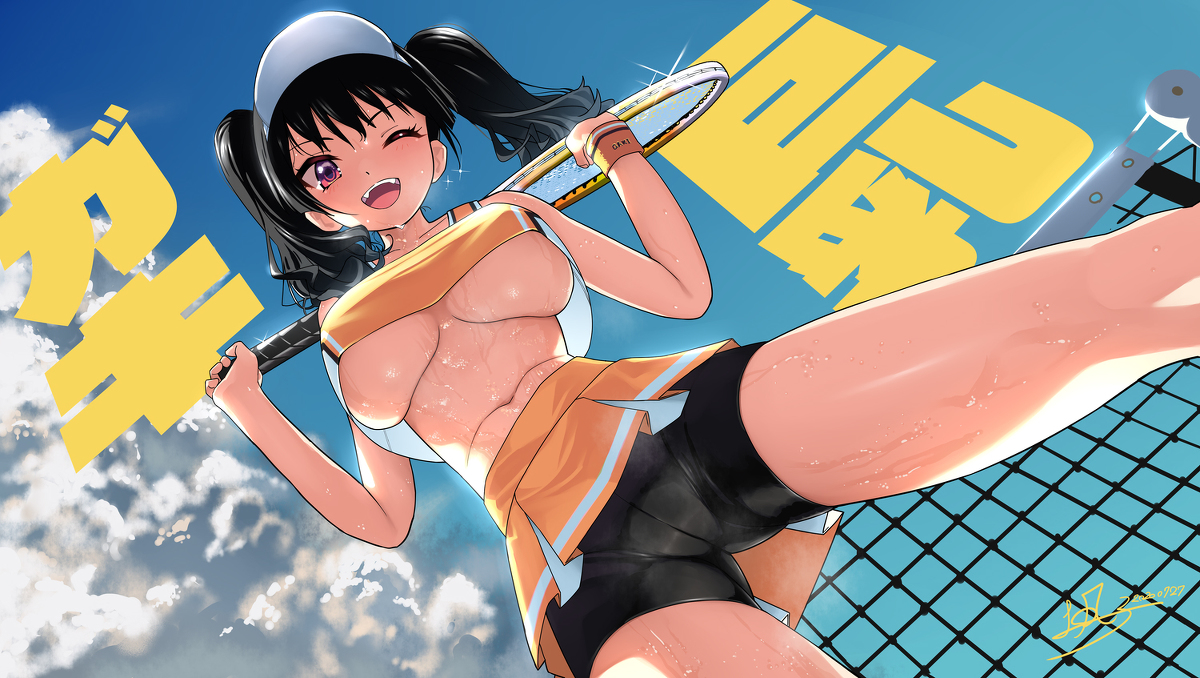 This is a pixiv picture whose title is ガキ巨乳 💢06.