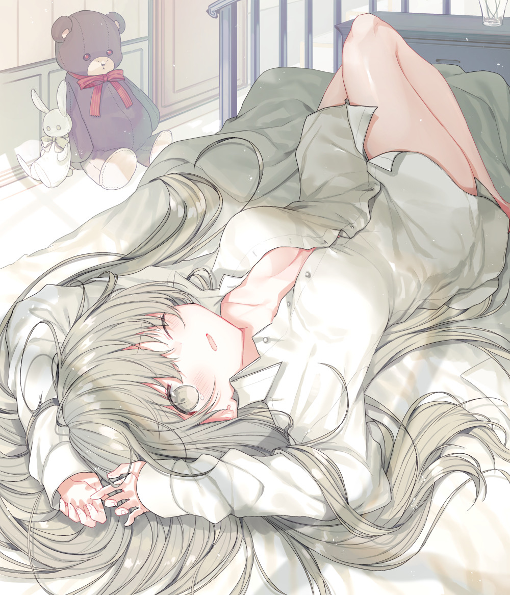 This is a pixiv picture whose title is 「…眩しいです…」.