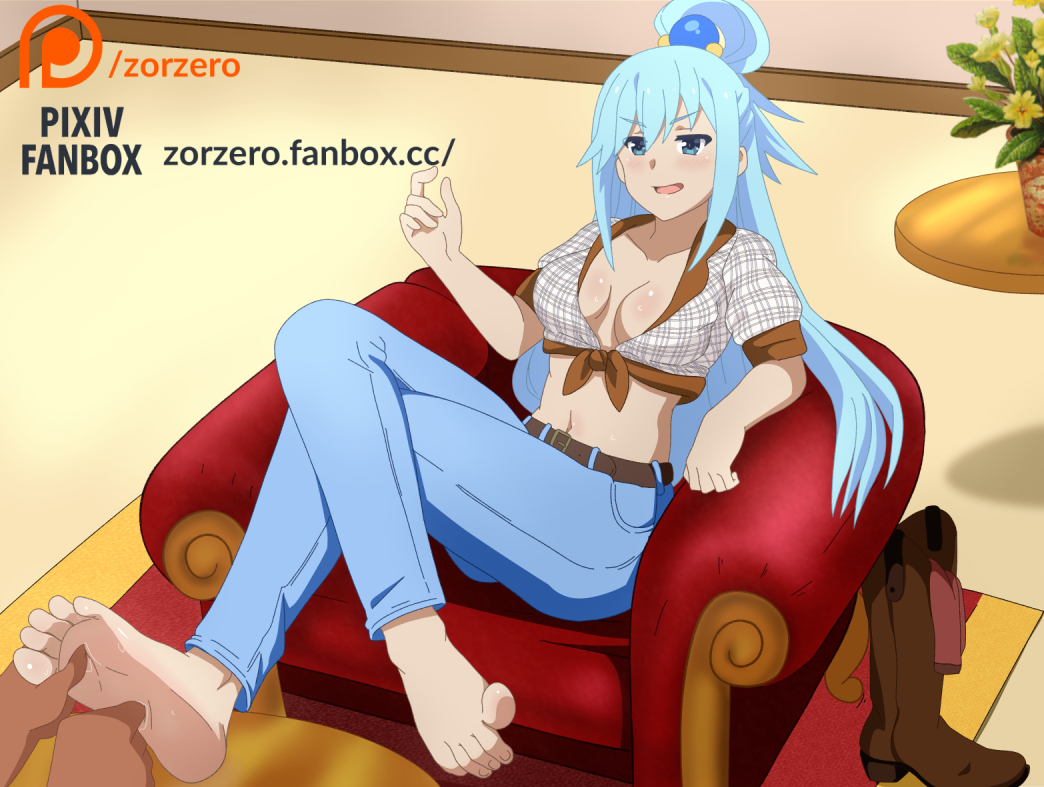This is a pixiv picture whose title is Aqua comm.