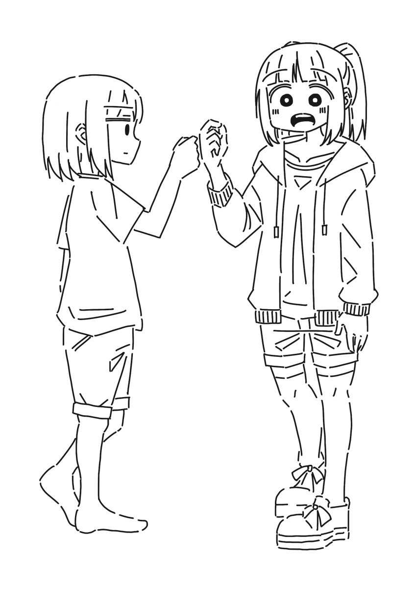 This is a pixiv picture whose title is fist bump.