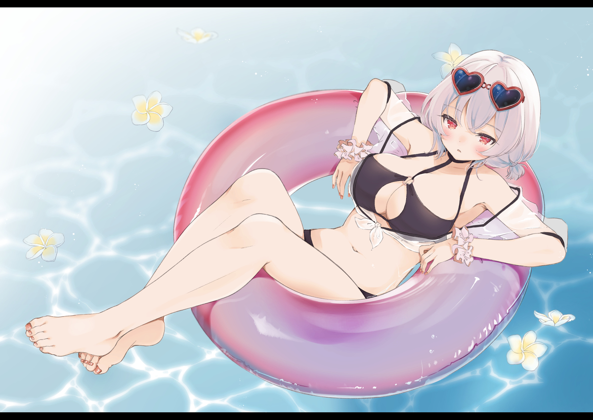 This is a pixiv picture whose title is 完全OFF.