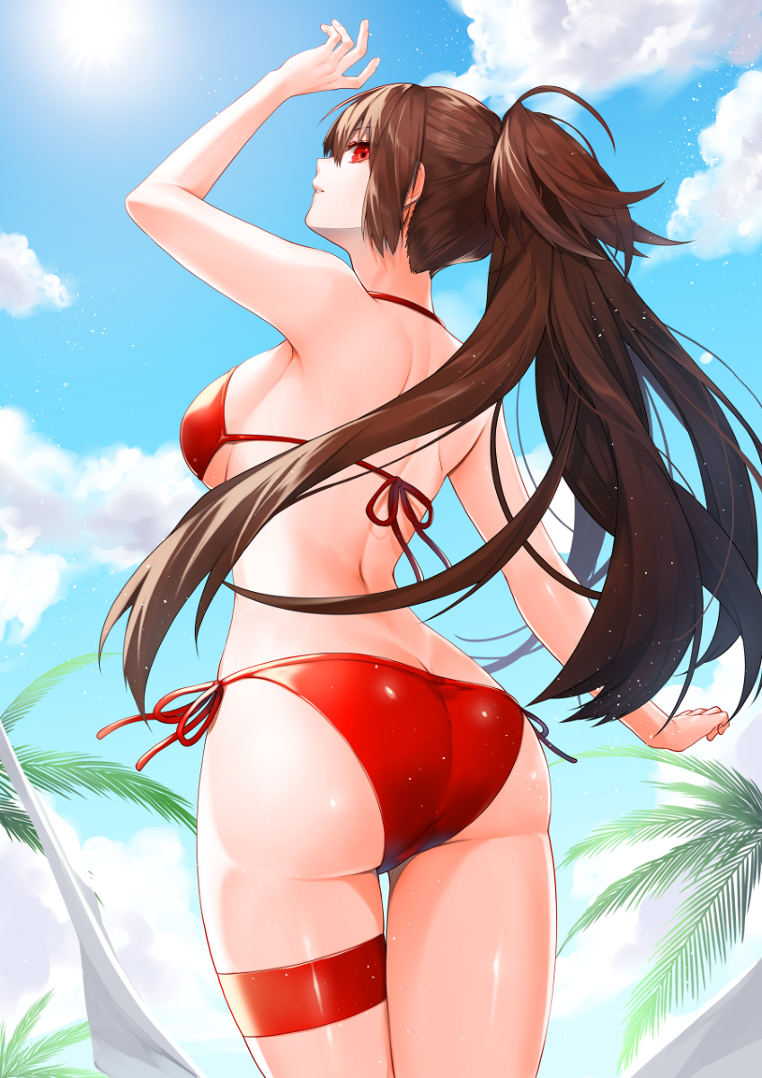 This is a pixiv picture whose title is 夏.