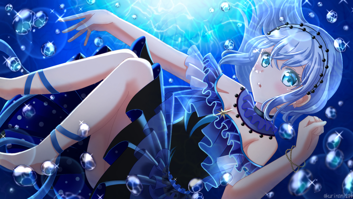 This is a pixiv picture whose title is 深海少女.