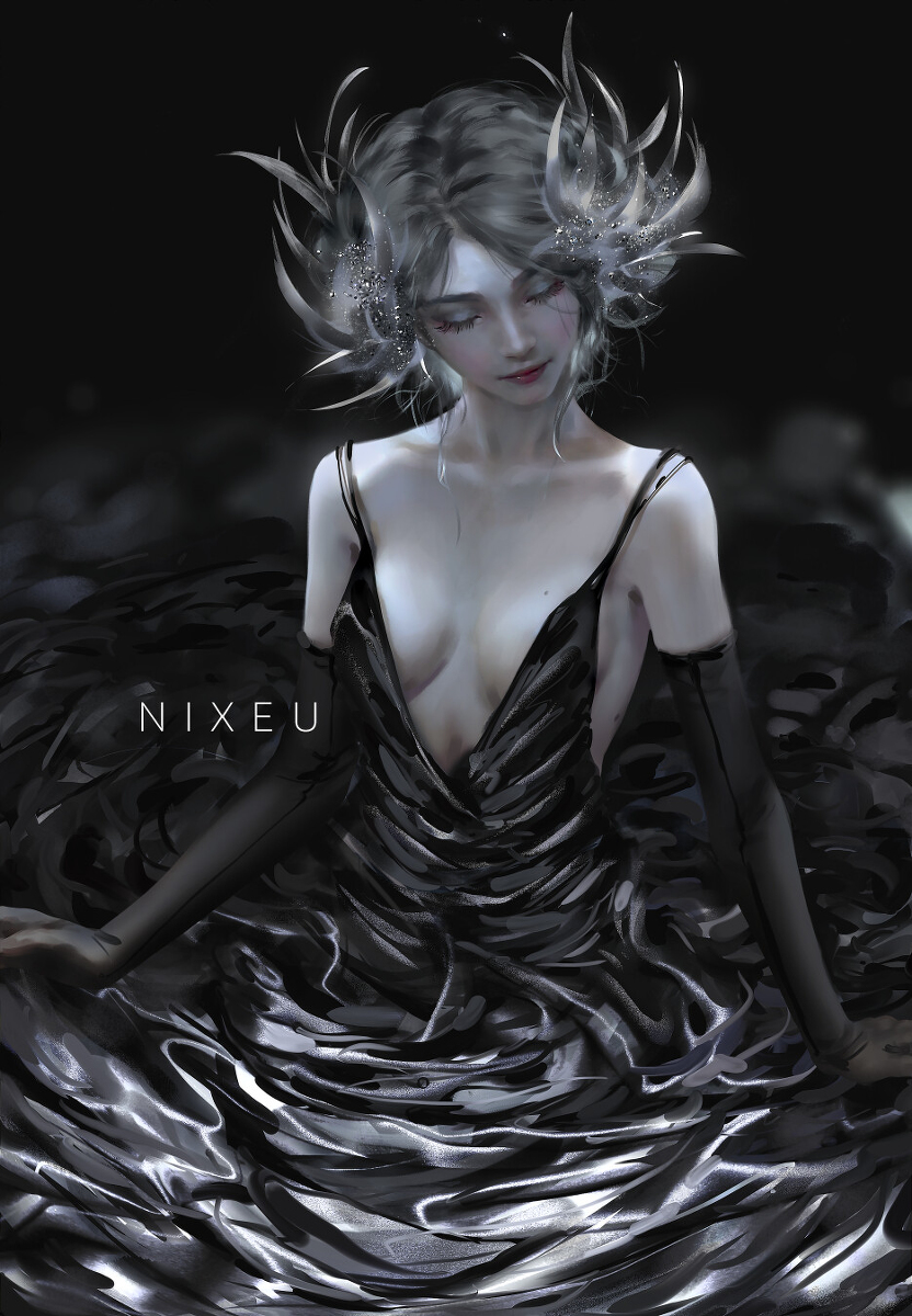 This is a pixiv picture whose title is S W A N.