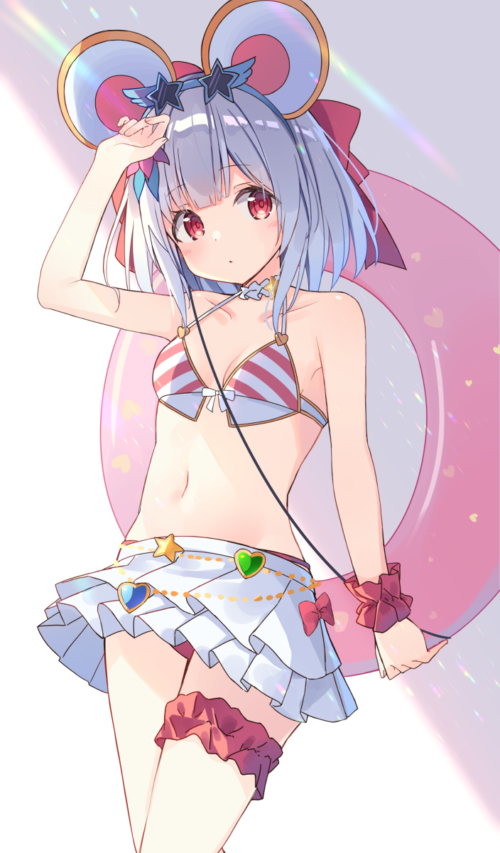 This is a pixiv picture whose title is ネズ水着.