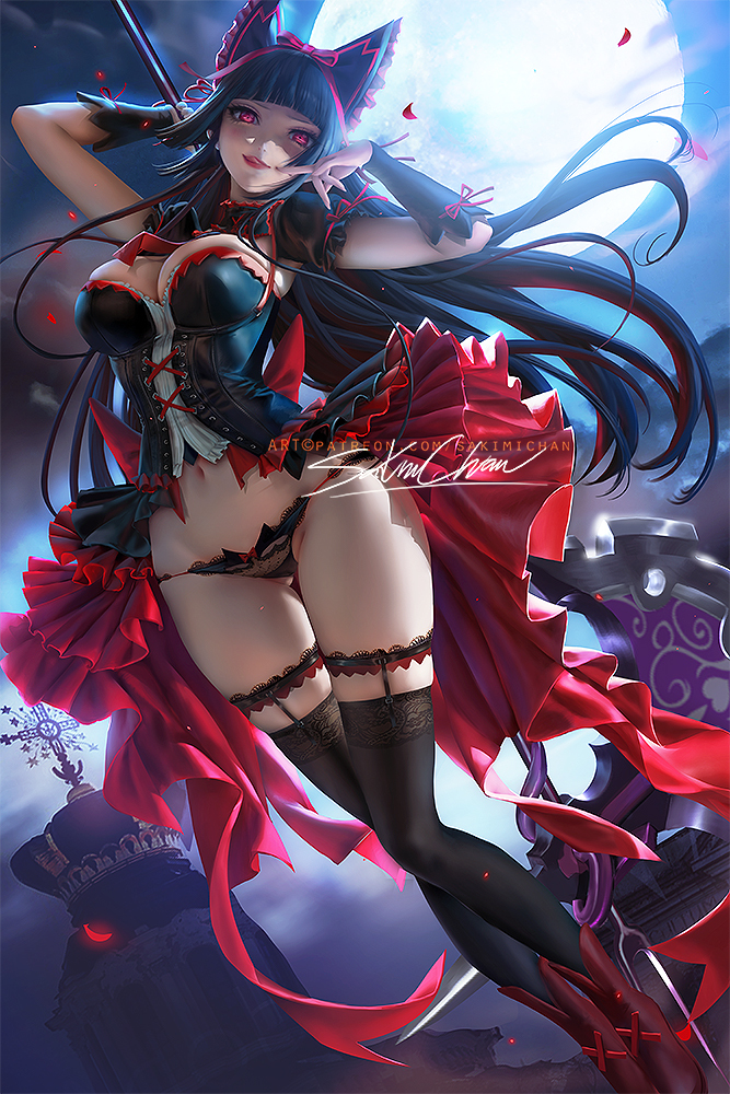 This is a pixiv picture whose title is 萝莉·麦丘利 Rory Mercury.