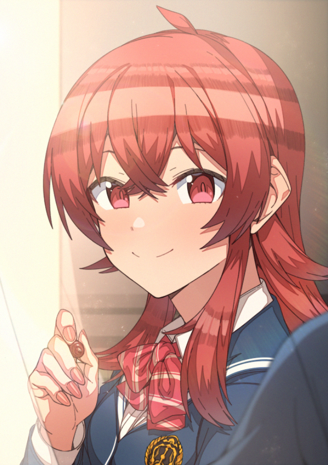 This is a pixiv picture whose title is かほの後ろの席.