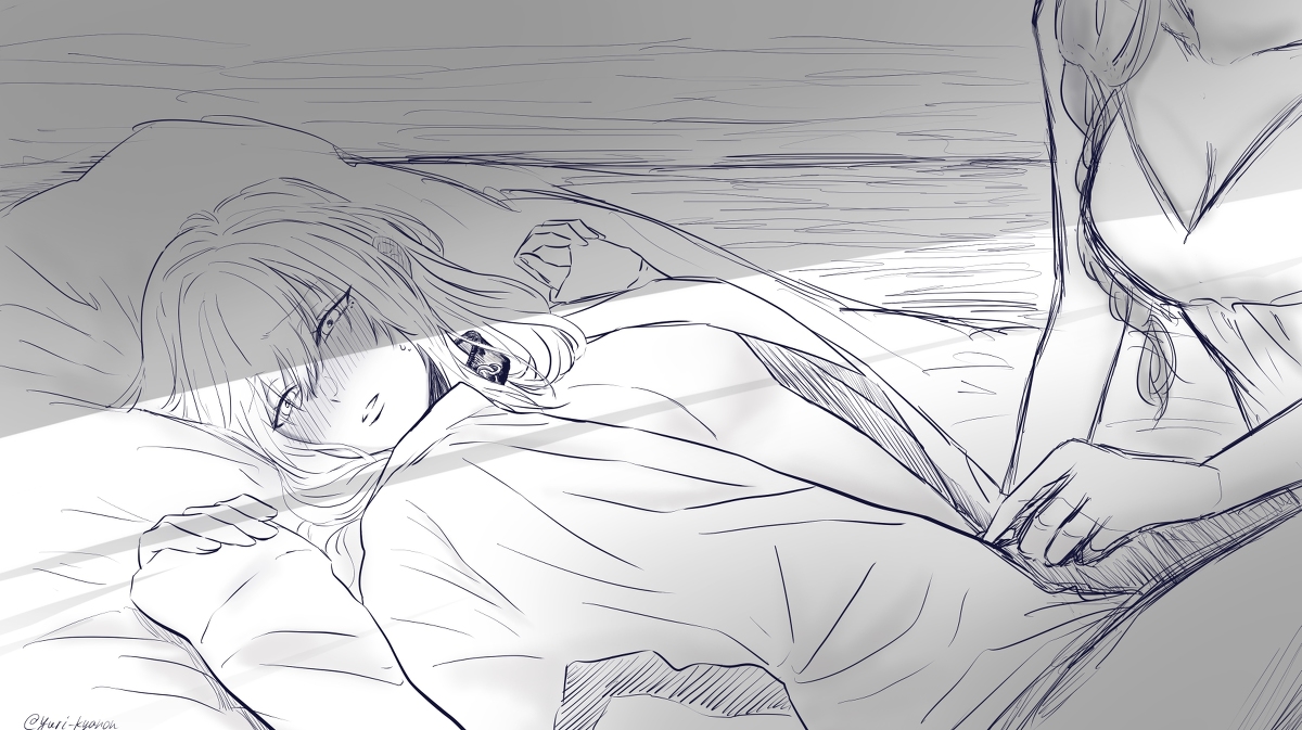 This is a pixiv picture whose title is センシティブぽい落書き.