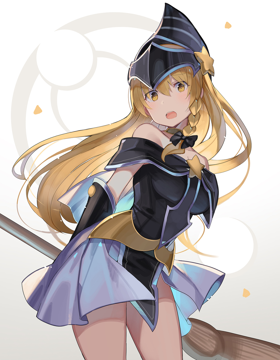 This is a pixiv picture whose title is ブラマジ魔理沙.