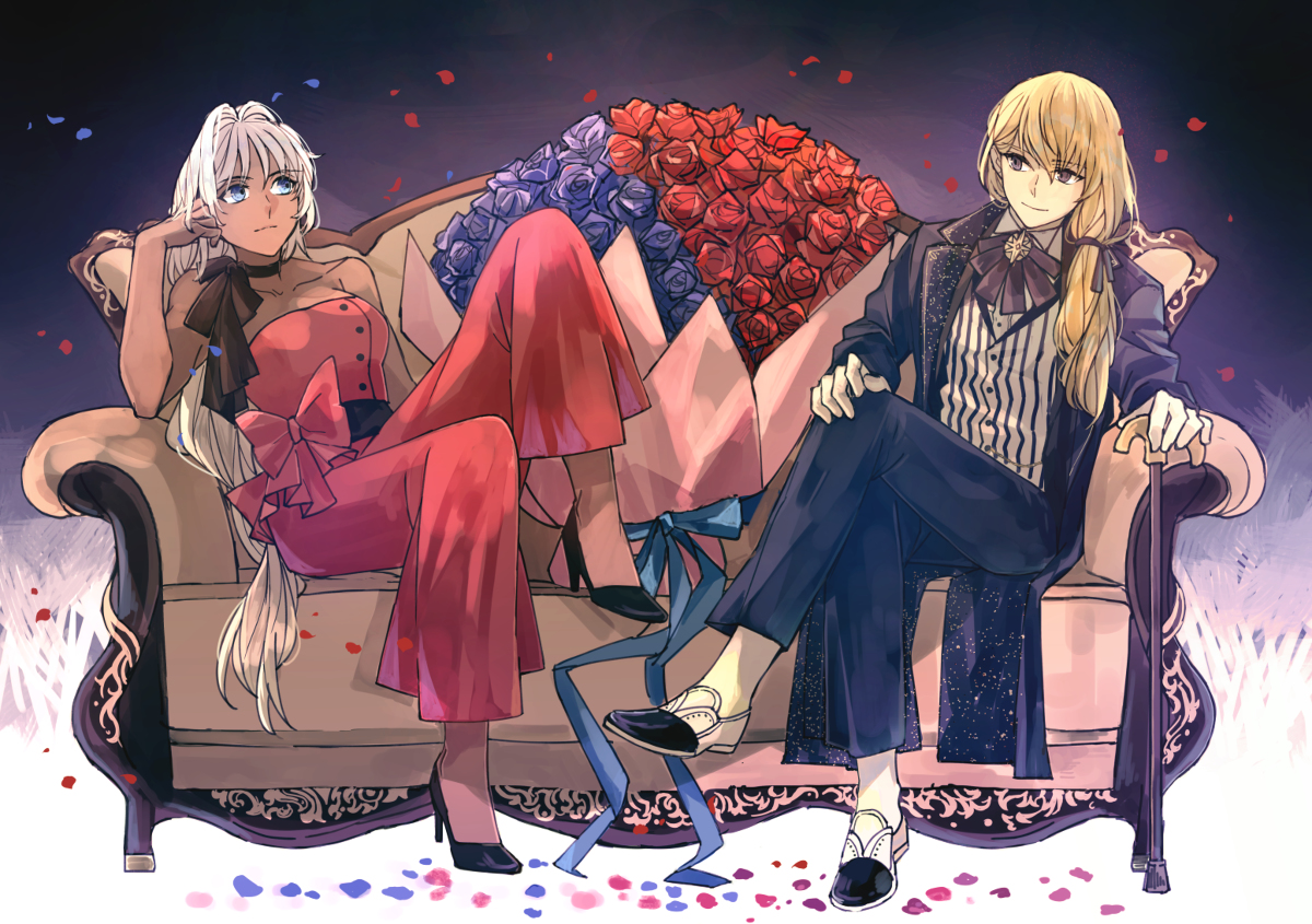 This is a pixiv picture whose title is FGO5周年.