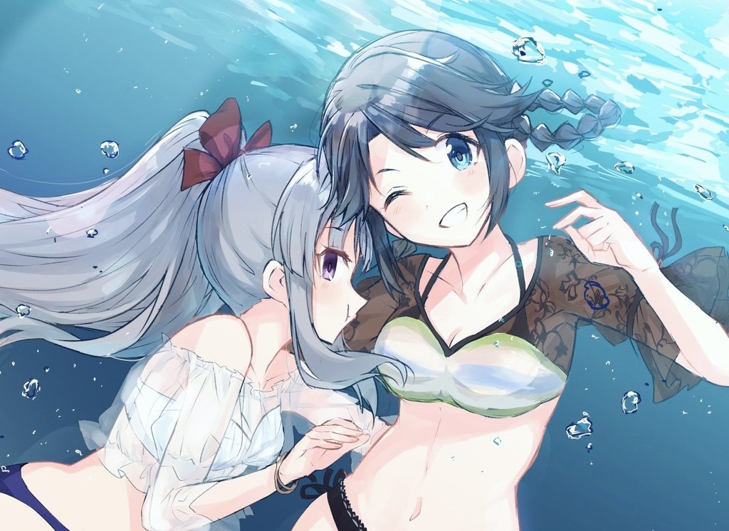 This is a pixiv picture whose title is MIZUGI.