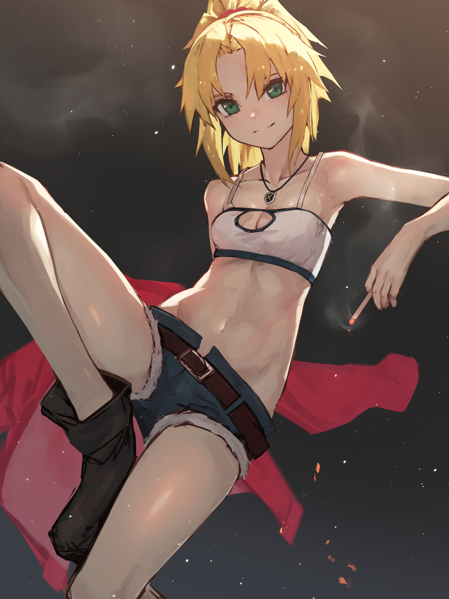 This is a pixiv picture whose title is モードレッド.
