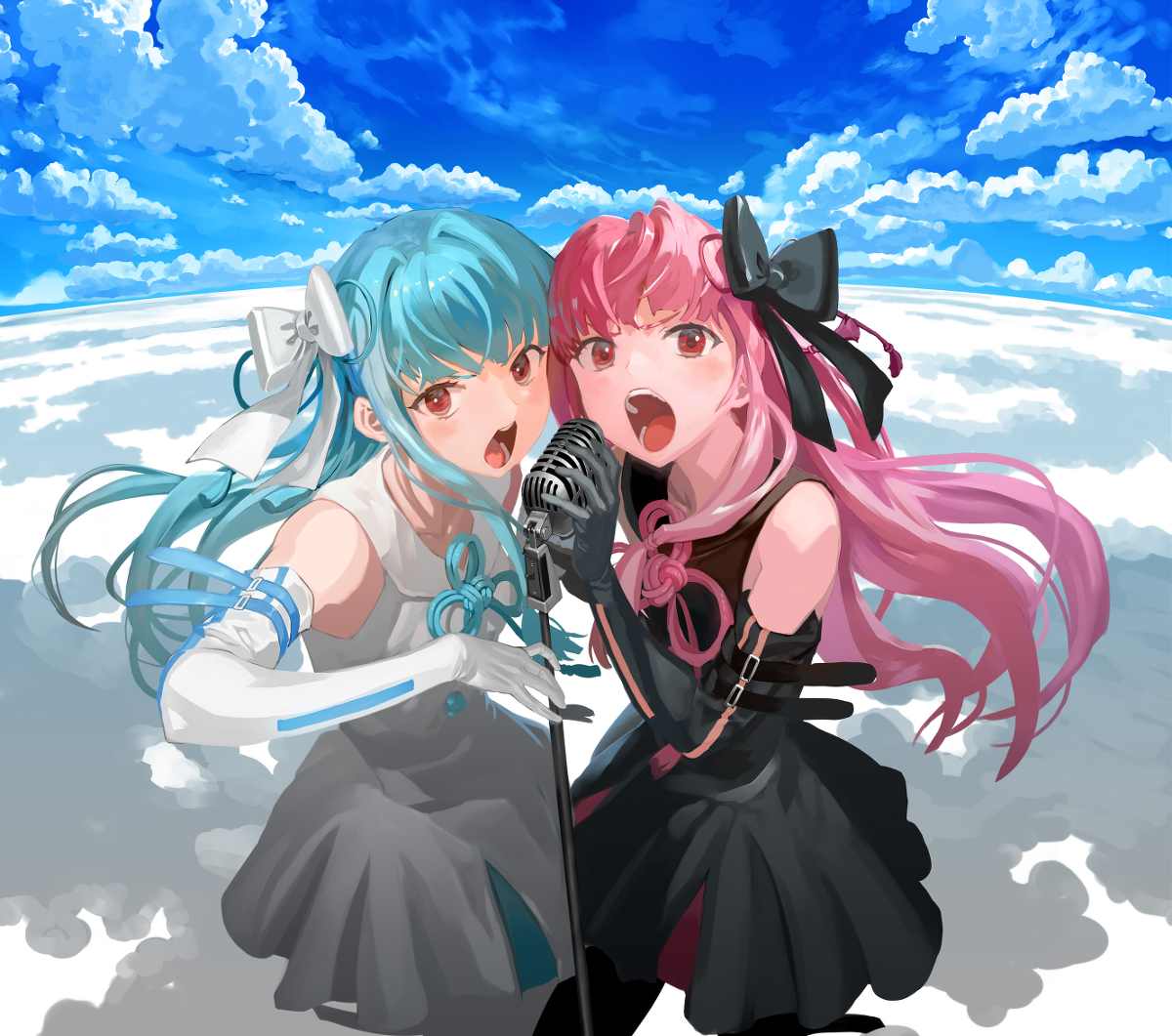 This is a pixiv picture whose title is Synthtopia.