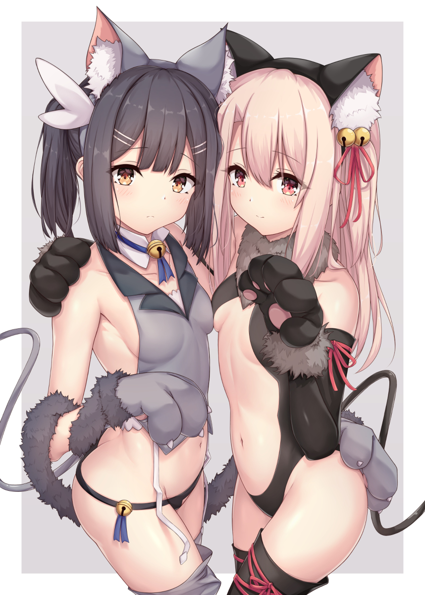This is a pixiv picture whose title is イリみゆ (ビースト).