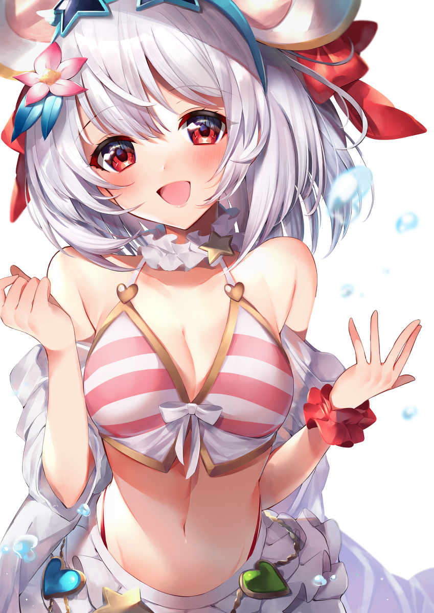 This is a pixiv picture whose title is ぐらぶる水着まとめと学生時空(7月後半).