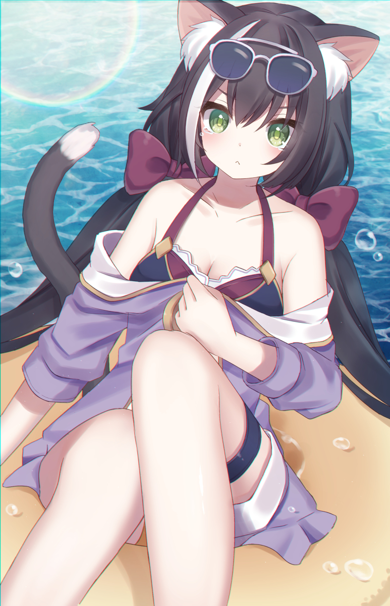 This is a pixiv picture whose title is 水着キャルちゃん.